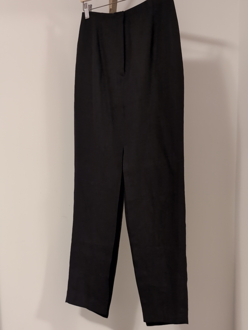Talbots Black Irish Linen Skirt Size 6